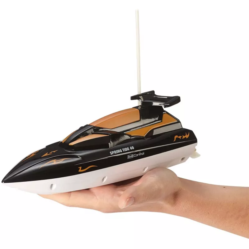 Carrocería de recambio (delantera) para modelo RC REVELL 24136 — negro y naranja