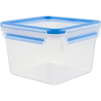 EMSA 508537 Recipiente para alimentos caja rectangular 1,75 L azul, transparente 1 ud.