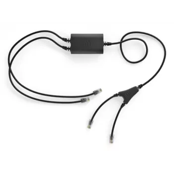 Adaptador EHS Sennheiser CEHS-CI 01 — negro, compatible con auriculares Sennheiser (modelo CEHS-CI 01)