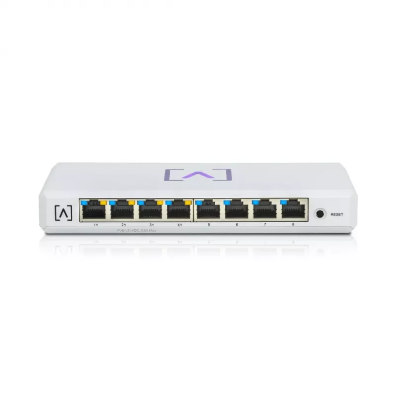Alta Labs S8-POE Switch de red gestionado Gigabit Ethernet (10/100/1000) Power over Ethernet (PoE) blanco