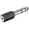 MicroConnect AUDANR2 adaptador 6,35 mm macho a 6,35 mm hembra — adaptador de audio