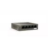 Switch de red TENDA TEG1105P-4-63W-EU, 5x Gigabit RJ-45, 4x PoE (57,8 W en total), 10 Gbit/s conmutación