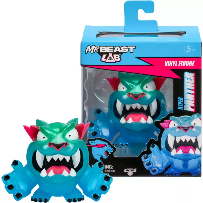 MrBeast Lab Figuras de vinilo - Hyper Panther, figura de juego