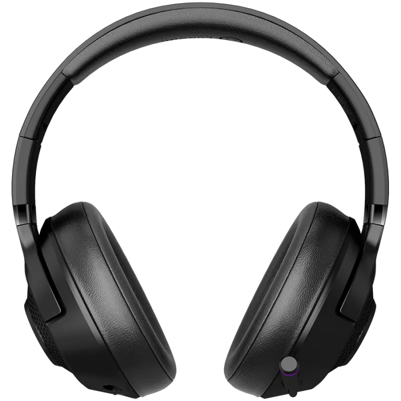 Lorgar Noah 702 (LRG-GHS702) auriculares gaming inalámbricos, Bluetooth 5.3, receptor USB, AUX de 3,5 mm, drivers de 40 mm, 1000 mAh, RGB, negros