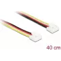 Cable de alimentación interno DELOCK 86954 — 0,4 m, conector macho a macho
