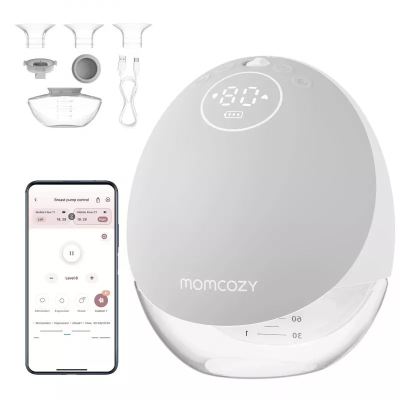 Sacaleches Momcozy M9 single gris