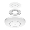 Punto de acceso WLAN Cudy AP11000 — Tri‑Band Wi‑Fi 6 (2,4/5/6 GHz), 5760 Mbit/s, MU‑MIMO, montaje en techo/pared
