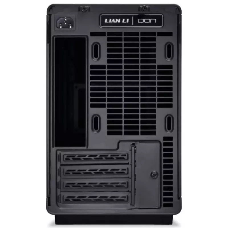 Caja de PC Lian Li A3-mATX Micro Tower — Micro-ITX/Micro-ATX, madera y negro, compatible con fuentes ATX/SFX/SFX-L