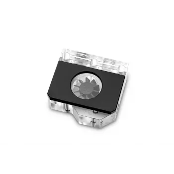 Indicador de caudal EK Water Blocks negro transparente 1/4