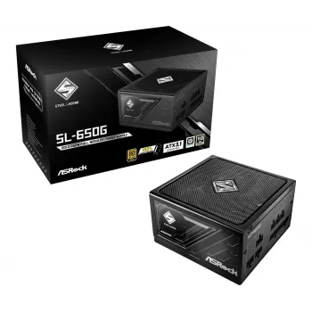 Fuente de alimentación ASRock STEEL LEGEND 650W 80Plus Gold