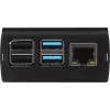 JOY-IT RPI CASE ALU06 - carcasa para Raspberry Pi 4, aluminio, negro (RB-ALUCASEP4+06)