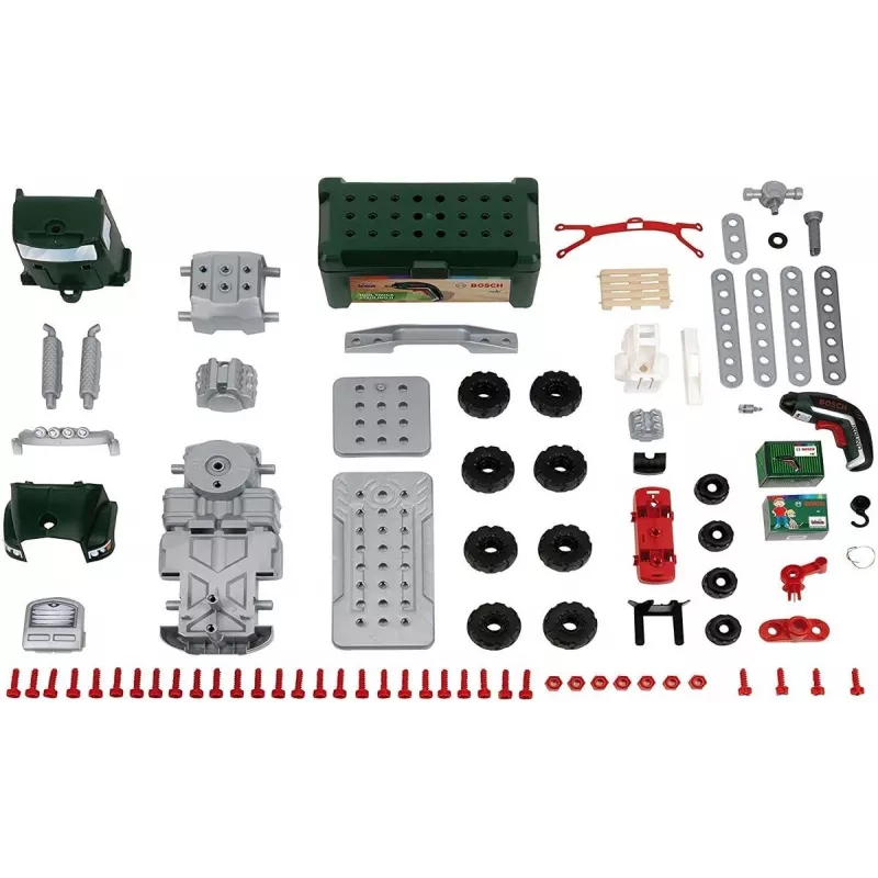 Camión de juguete KLEIN 8640 diseño compacto construcción robusta, vehículo de juego de rol para niños