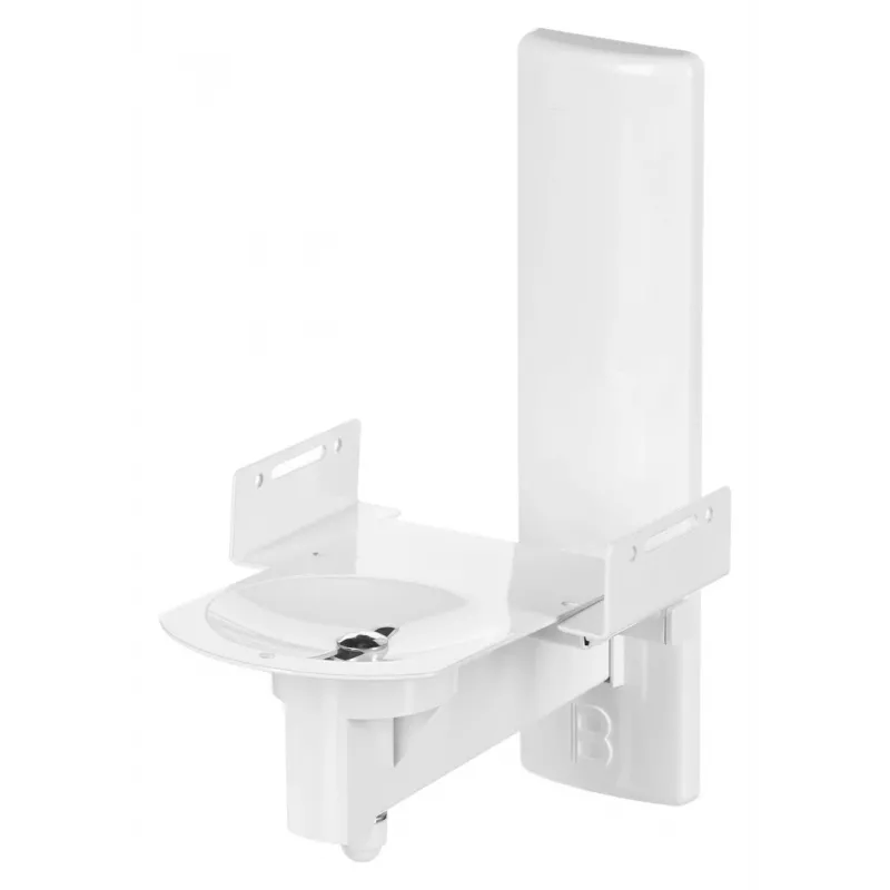 B-Tech VENTRY - Soportes de pared para altavoces con fijación lateral y función de inclinación y giro (par)
