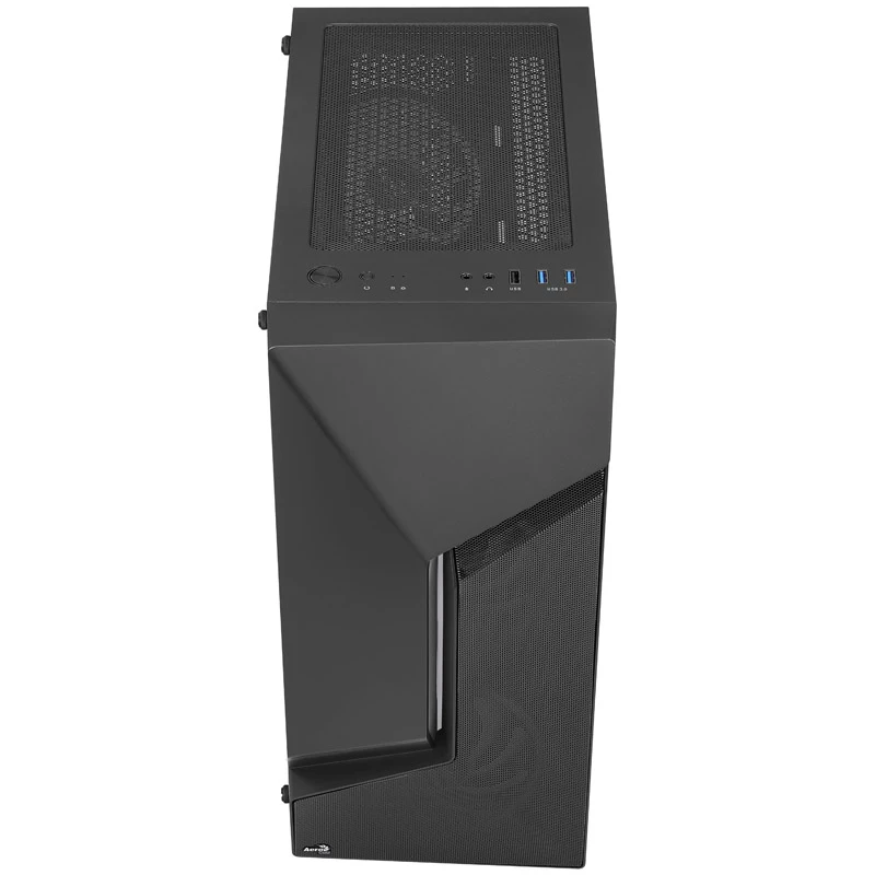 Aerocool Scape-G-BK-v2 Midi-Tower, Tempered Glass, FRGB - negro