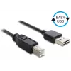 Cable USB DeLOCK 3 m USB 2.0 A - B macho/macho