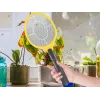 Beper P206ZAN200 raqueta eléctrica matainsectos, malla de 3 capas, 2x AA (no incluidas)