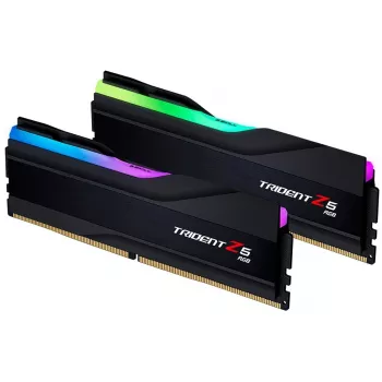 DIMM 32 GB DDR5-6000 (2x 16 GB) Dual-Kit, memoria negra, F5-6000J2836G16GX2-TZ5RK, Trident Z5 RGB, INTEL XMP