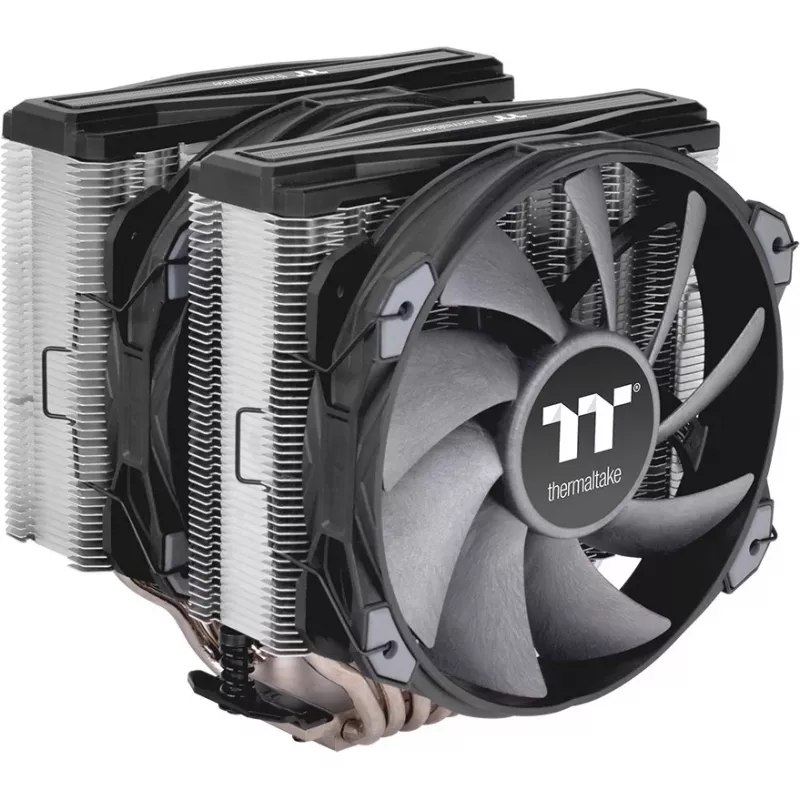 Thermaltake TOUGHAIR 710 - disipador de CPU por aire - (para: LGA1156, LGA1155, LGA2011, LGA1150, LGA2011-3, LGA1151, AM4, LGA2066, LGA1200, LGA1700, AM5)