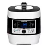 Olla a presión eléctrica Rommelsbacher MD 1000 – 4 l, 1000 W, 14 programas, blanco/negro
