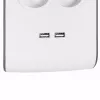 Protección contra sobretensiones Belkin BSV804ca2M blanco 8 tomas AC 2 m