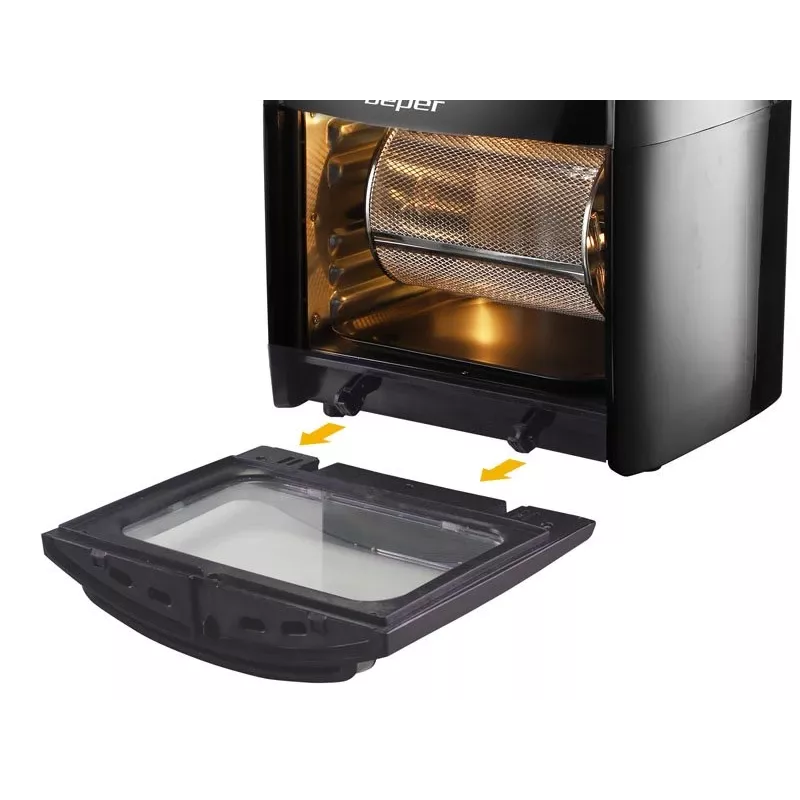 Freidora de aire Beper P101FRI012 12 L 1800 W negro