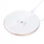 Cargador inalámbrico Devia Comet Series ultrafino Blanco 10W carga rápida