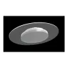 Synergy 21 LED plafón redondo transparente 18W RL nw