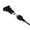 Adaptador RS-232 USB 2.0 LogiLink AU0002F Macho Negro