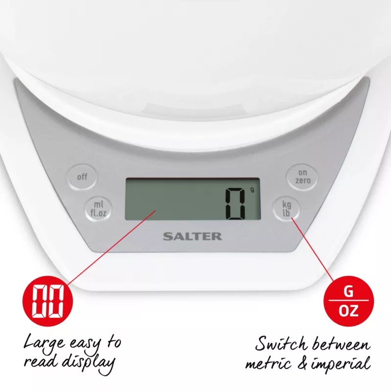Báscula de cocina electrónica Salter 1024 WHDR