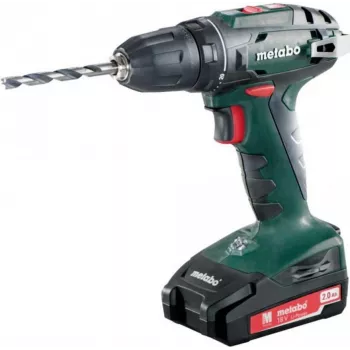 Taladradora con empuñadura de pistola Metabo BS 18, 1600 rpm, 1,3 kg, portabrocas de apriete rápido