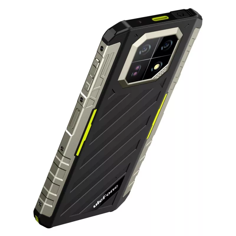 Smartphone robusto UleFone Armor 22 4G, 9 GB RAM, 128 GB almacenamiento, IP69K, Verde