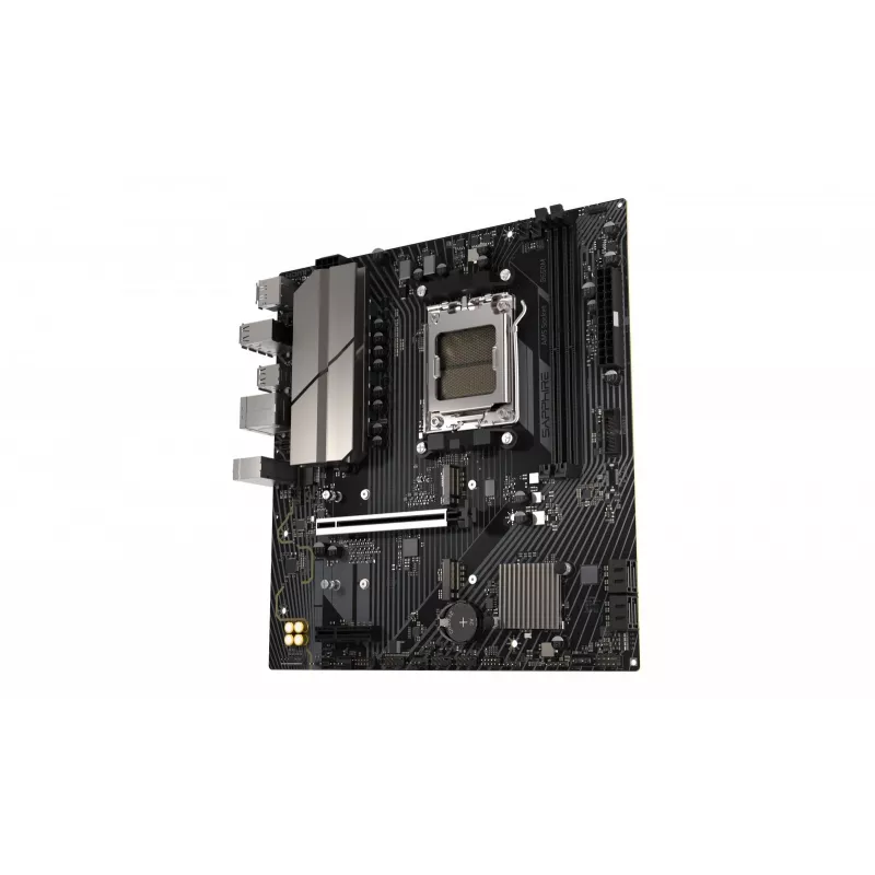 Placa base Sapphire B650M-E (AMD B650) micro ATX, socket AM5, DDR5, 2x DIMM, 96GB, 2x M.2 (PCIe5/4), 4x SATA III, 2,5Gb LAN