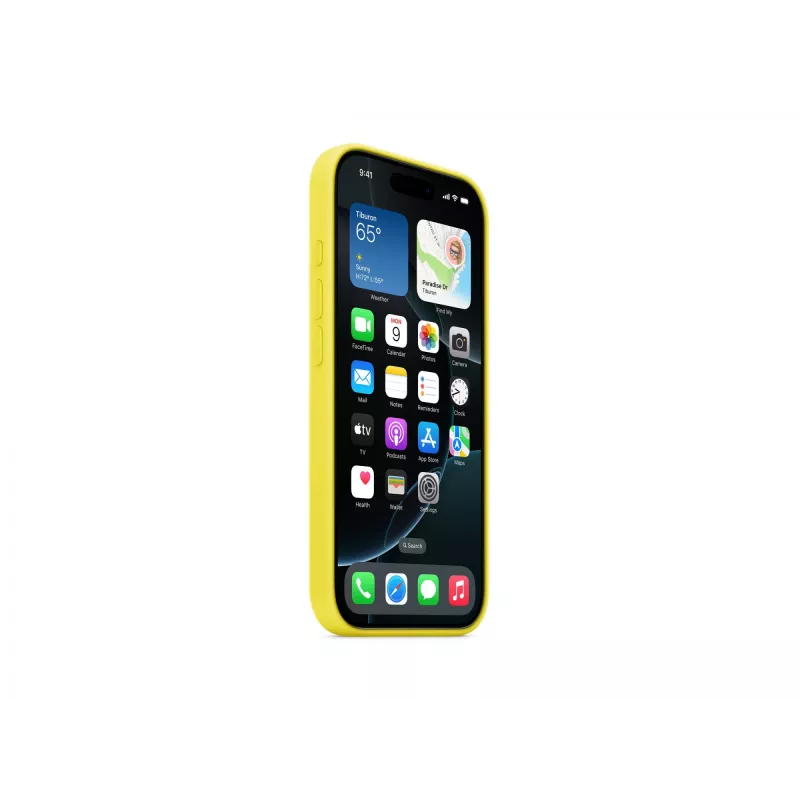 Funda de silicona con MagSafe para iPhone 16 Pro - Carambola