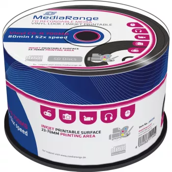 CD-R MediaRange MR226 700 MB 52x 50 uds.