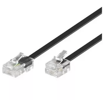 Cable telefónico Microconnect MPK463S de RJ11 a RJ45, 15 m, negro