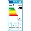 Campana extractora integrada CATA TFH 6830 GWH 600 m³/h blanca control táctil