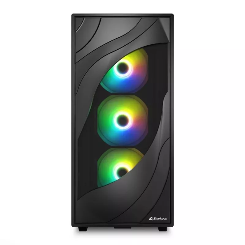 Sharkoon REBEL C80M RGB Midi-Tower Negra