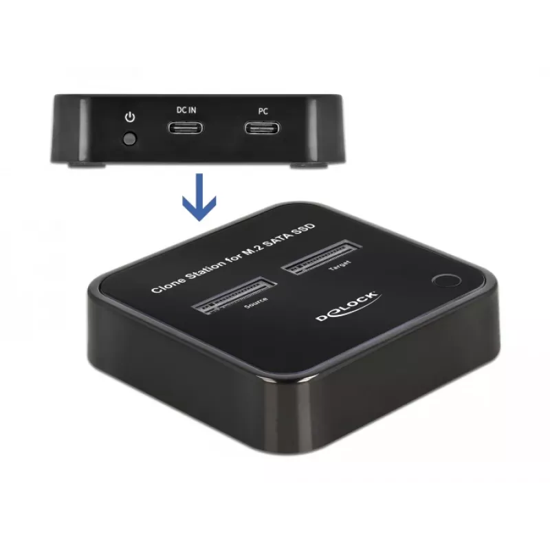 DeLOCK 64178 Estación de acoplamiento USB 3.2 Gen 2 Type-C SSD M.2