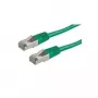 ROLINE Cable de red S/FTP (PiMF) Cat.6, Verde, 0,5 m (21.15.1323)
