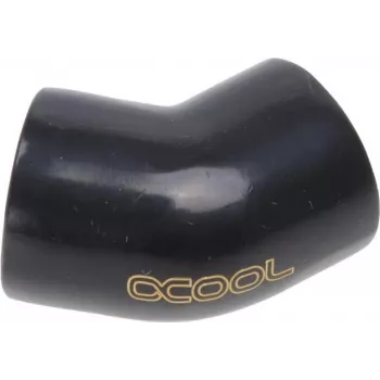 Alphacool HF Conector en L 45° G1/4 IG a G1/4 IG - Deep negro (17191)