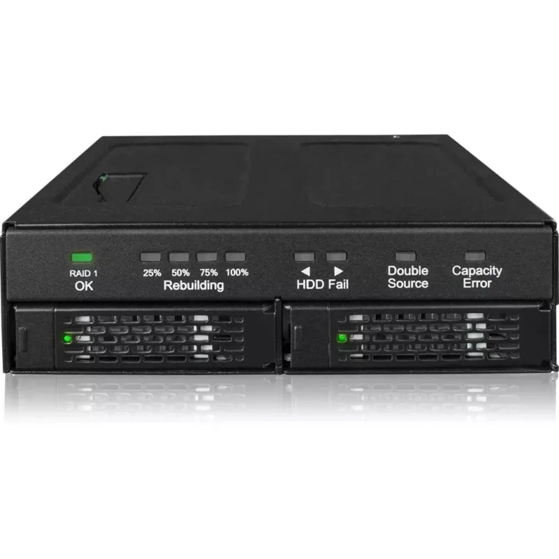 Caja para disco icy dock MB902SPR-B R1 negra 2.5 pulgadas SATA