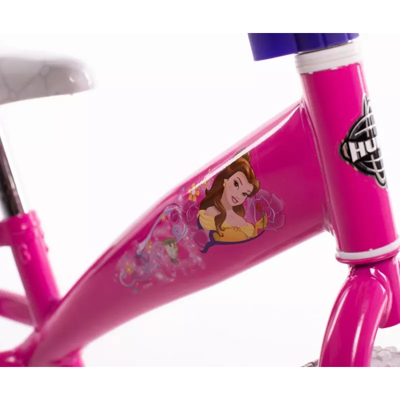 Bicicleta infantil HUFFY 12 inch Cross-Country Bike 27631W Disney Princess – ruedas de 12 inch, una velocidad, freno de contrapedal