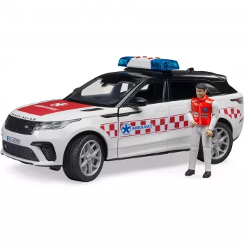 Vehículo Range Rover Velar Bomberos con figura