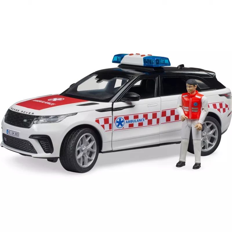 Vehículo Range Rover Velar Bomberos con figura