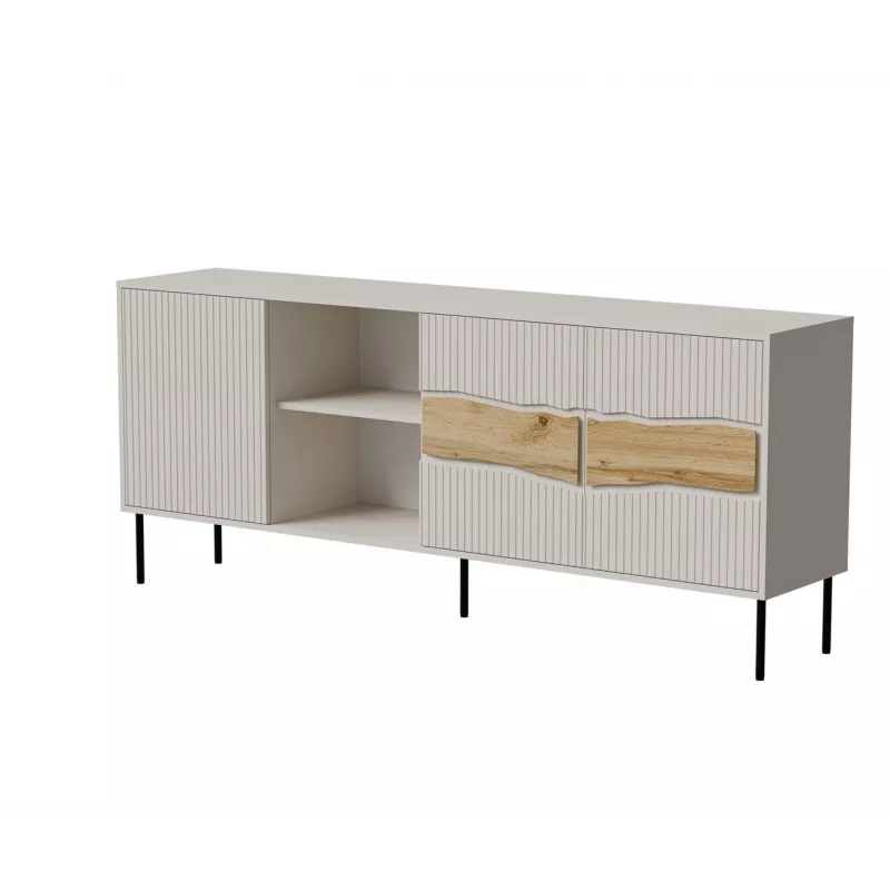 Cómoda Cama INSERTO 3D1W 190x40x80 cashmere + LED