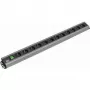 Unidad de distribución de corriente Bachmann 300.005 12 tomas AC 2U negro gris