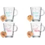 Set de tazas de té de vidrio ritzenhoff & breker BESTER OPA 2 piezas — apto para lavavajillas