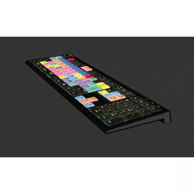 Logickeyboard Adobe Premiere Pro CC ASTRA 2 Teclado retroiluminado Alemán (LKB-PPROCC-A2PC-DE)