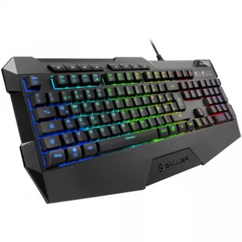 Teclado Sharkoon SKILLER SGK4 Gaming USB QWERTZ alemán negro