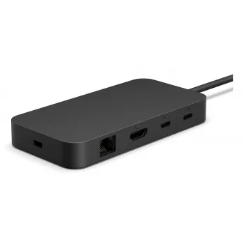 Docking station Microsoft Surface USB4 Dock con cable Negro 100W Power Delivery
